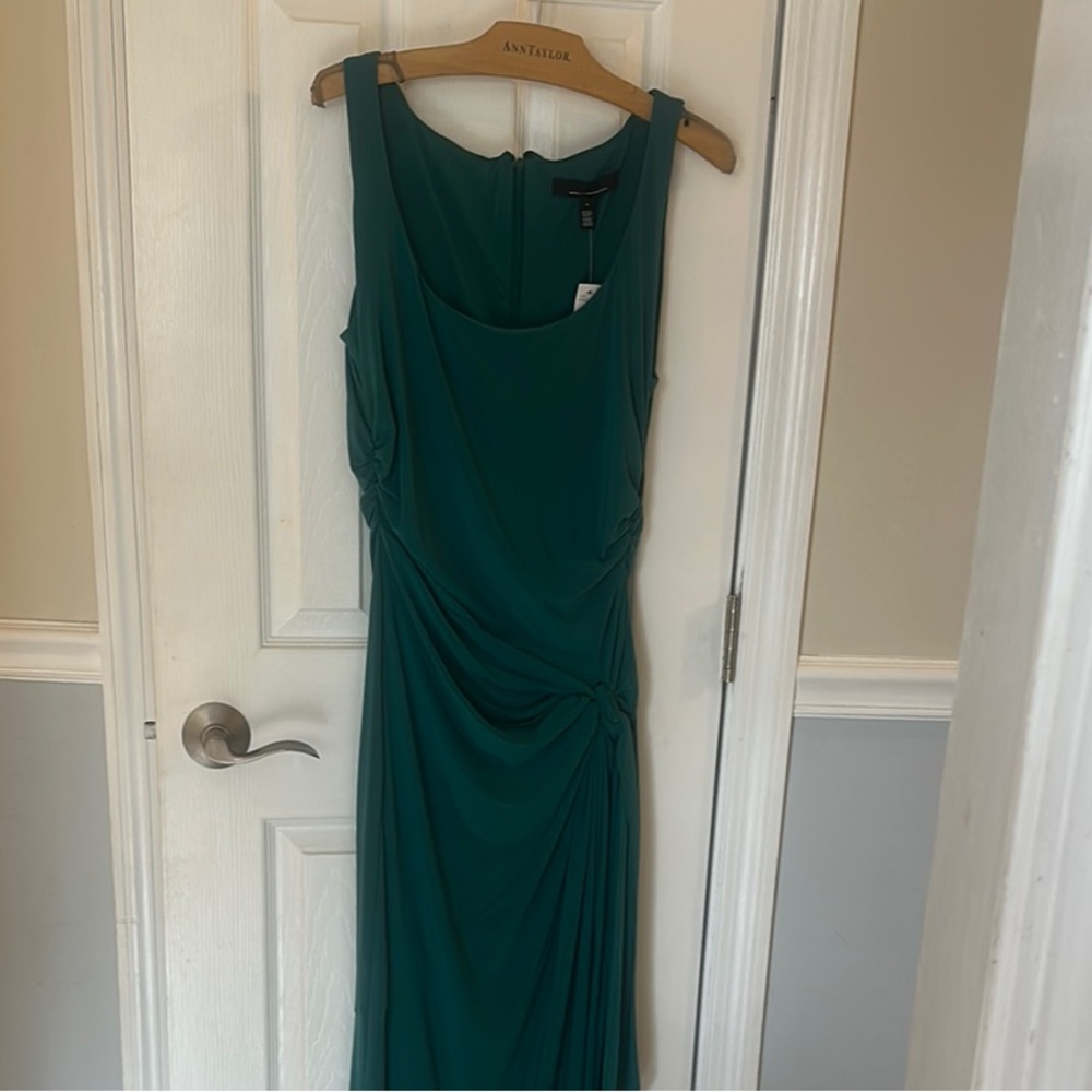 WHBM NWT Elegant Green Sleeveless Dress